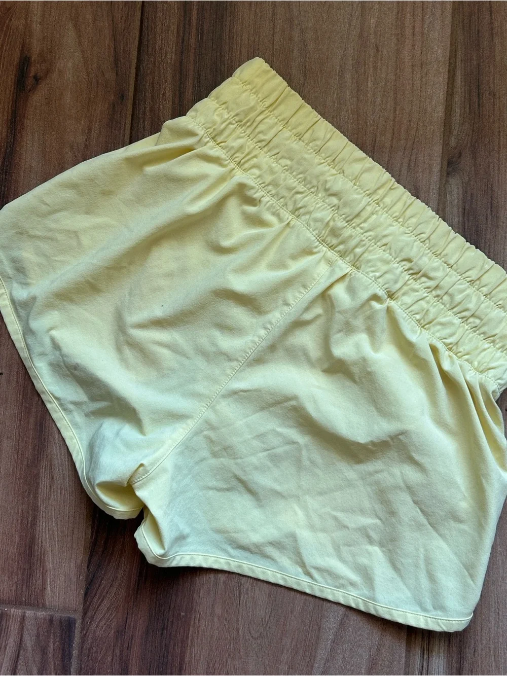 Athleta Girl 2-Pack Athletic Shorts Lined Yellow & Lavender